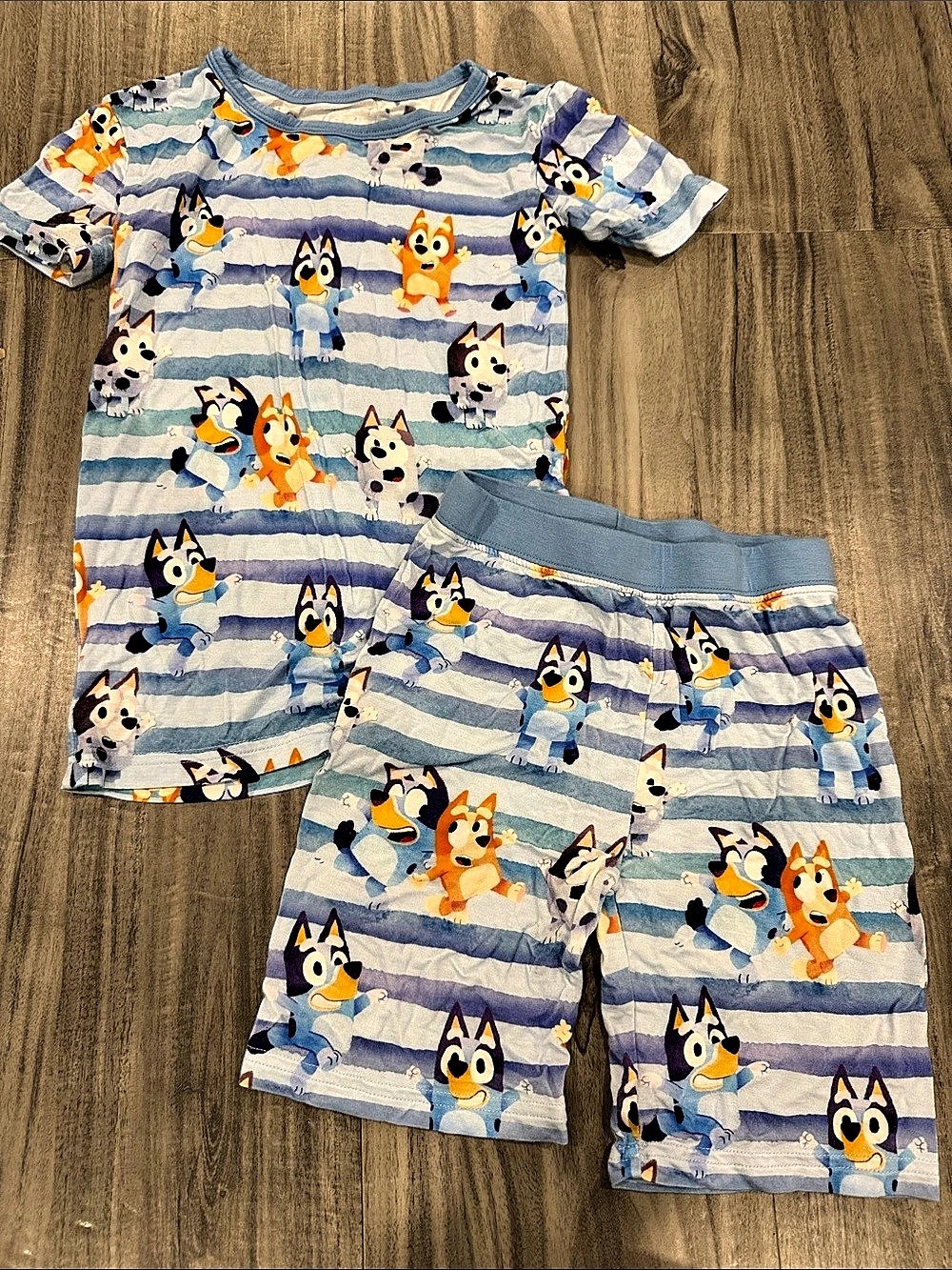 Little Sleepies Bluey Pajama Set Size 5/6